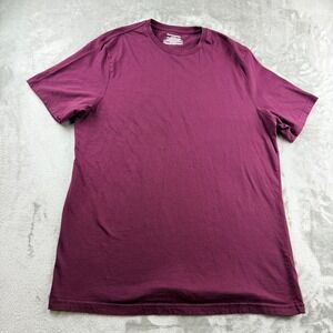 Amazon Essentials‎ Men's XL Slim Fit Short Sleeve Crewneck T-Shirt Burgundy
